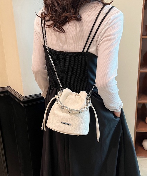 「NANEA」 ショルダーバッグ フリー ピンク レディース_画像4