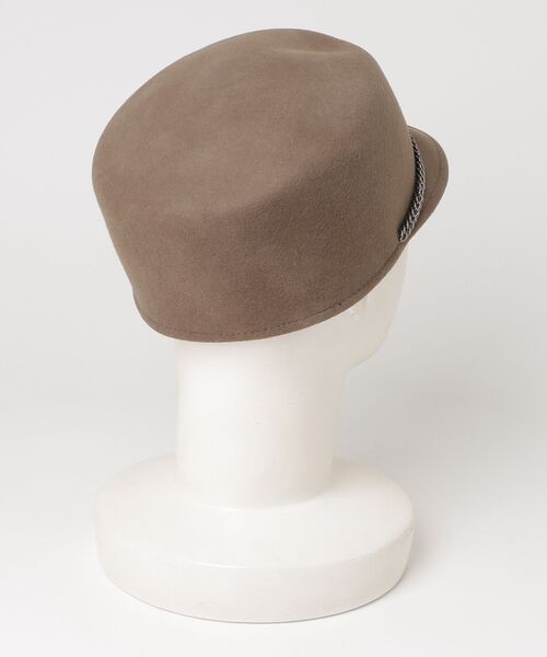 「FERRUCCIO VECCHI」 帽子 - ベージュ レディース_画像2