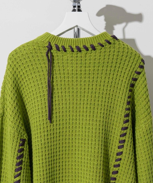 「MAISON SPECIAL」 長袖ニット 2 アイボリー メンズ_画像8