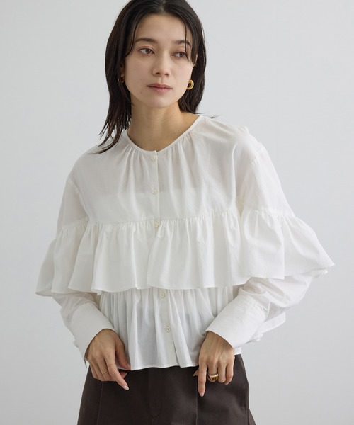 SALON adam et rope'（サロン アダム エ ロペ） ブラウス シャツ 「WEB
