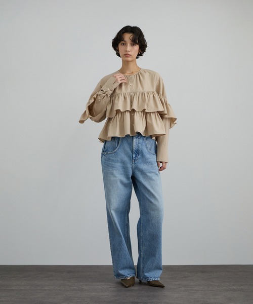 SALON adam et rope'（サロン アダム エ ロペ） ブラウス シャツ 「WEB