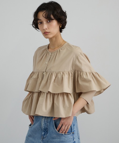 SALON adam et rope'（サロン アダム エ ロペ） ブラウス シャツ 「WEB