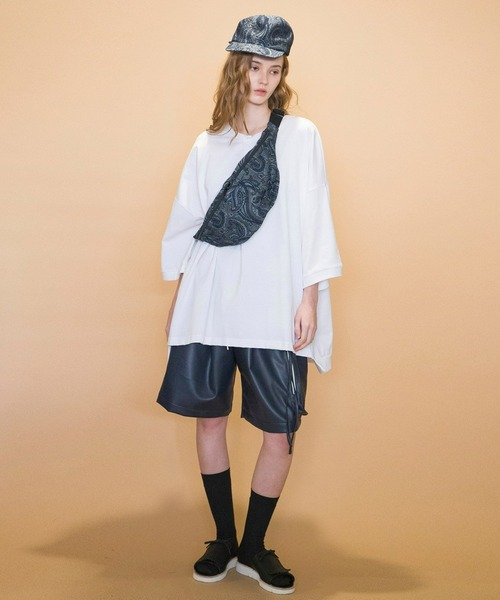 「my beautiful landlet」 7分袖Tシャツ FREE オレンジ メンズ_画像5