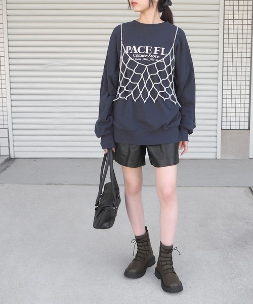 「minia」 ショートブーツ L ブラック レディース_画像5