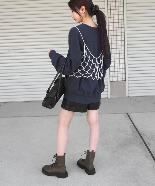 「minia」 ショートブーツ L ブラック レディース_画像6