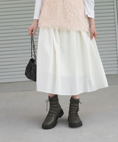 「minia」 ショートブーツ L ブラック レディース_画像8