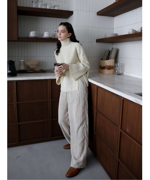 「Katrin TOKYO」 コーデュロイパンツ M グリーン レディース_画像3