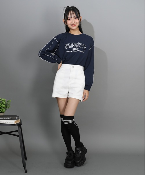 PINKHUNT（ピンクハント） 靴下 本ライン ニーハイソックス 1516