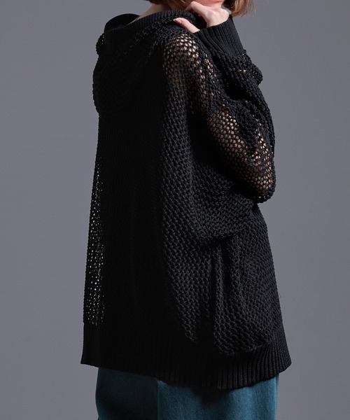 「Loose/ルース」 ジップアップパーカー L ブラック メンズ_画像5