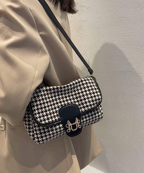 「shopnikoniko」 ショルダーバッグ フリー ブラック レディース_画像3