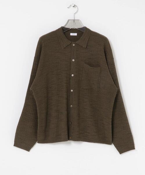 crepuscule（クレプスキュール） シャツ crepuscule Crepe Knit Shirts