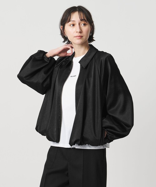 未使用☆UNITED ARROWS ジャカード ボリュームスリーブ ブルゾン UNITED ARROWS（ユナイテッドアローズ）の「ジャカード ボリューム