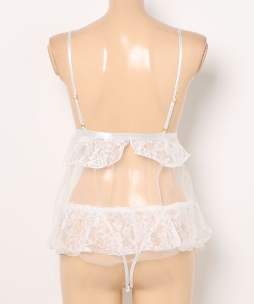 VIBGYOR 「2点セット」フロントリボン シアーレース ランジェリー