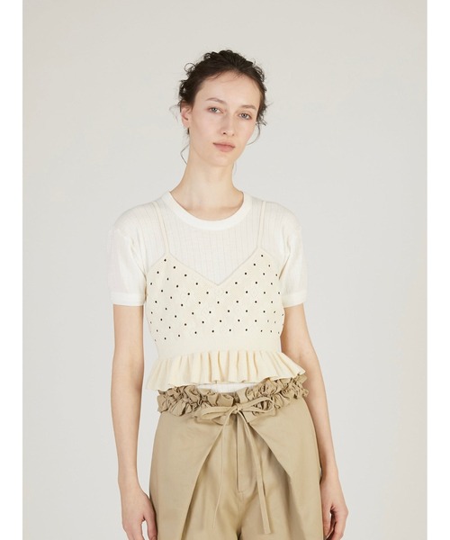 crinkle crinkle crinkle（クリンクル クリンクル クリンクル） ニット