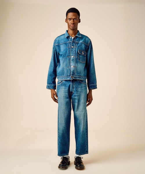 デニムジャケット gジャン FADED DENIM JACKET ”CASSIDY メンズ レディースの画像
