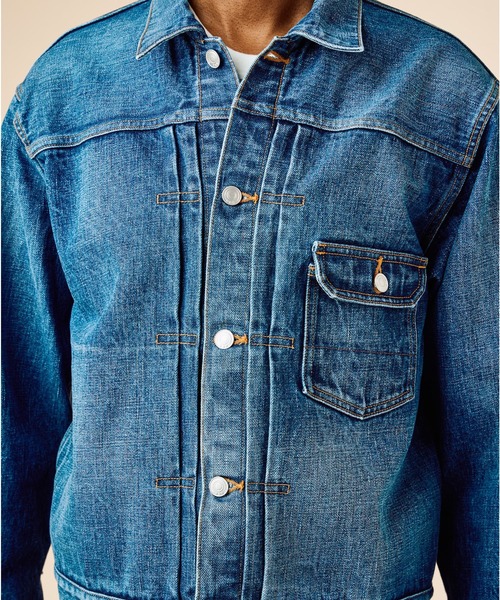 デニムジャケット gジャン FADED DENIM JACKET ”CASSIDY メンズ レディースの画像