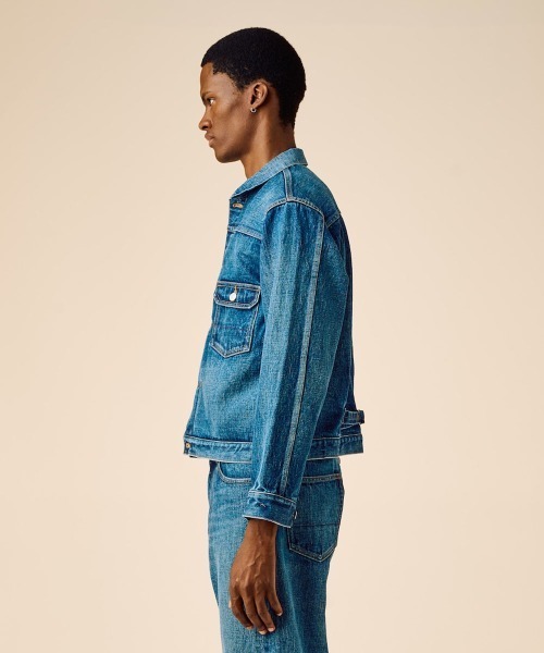 デニムジャケット gジャン FADED DENIM JACKET ”CASSIDY メンズ レディースの画像