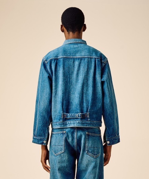 デニムジャケット gジャン FADED DENIM JACKET ”CASSIDY メンズ レディースの画像