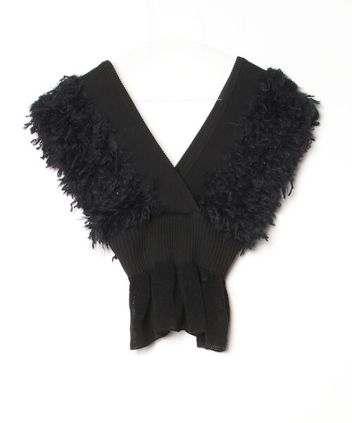 「leinwande」 ノースリーブニット FREE ブラック レディース_画像2