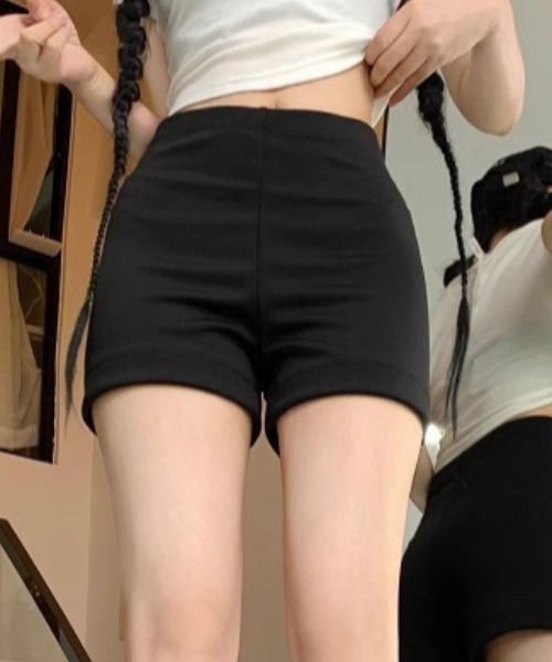 パンツ シンプルスリムショートパンツ レディース : ZOZOTOWN Yahoo!店