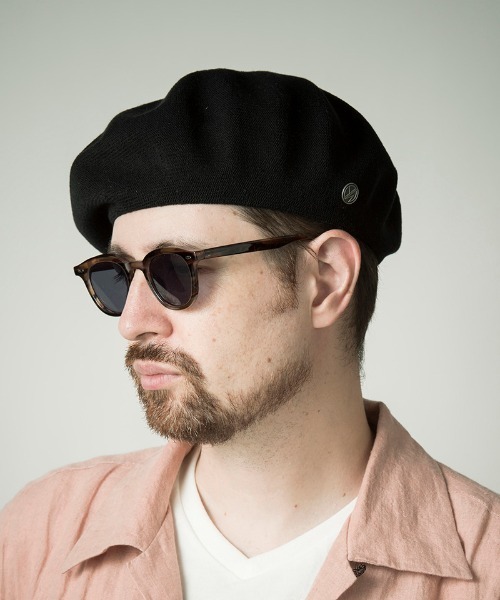 「Mighty Shine」 ベレー帽 FREE ブラック メンズ_画像2