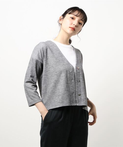 「NOMBRE IMPAIR」 カーディガン FREE グレー レディース_画像6