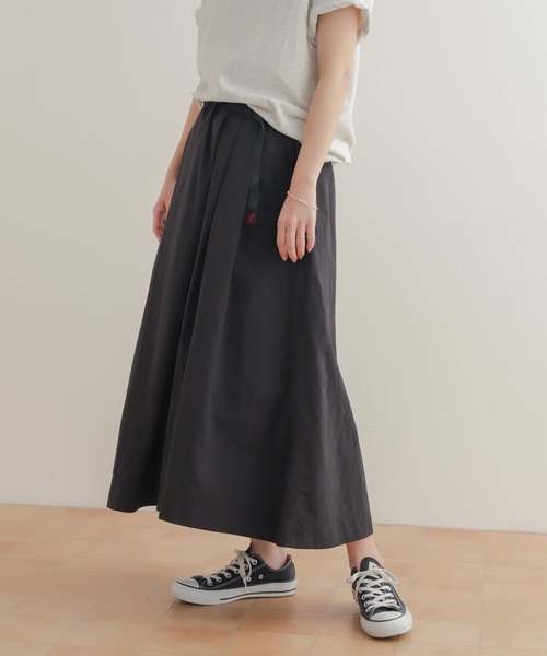 「Gramicci」 フレアスカート ONE イエロー レディースの画像