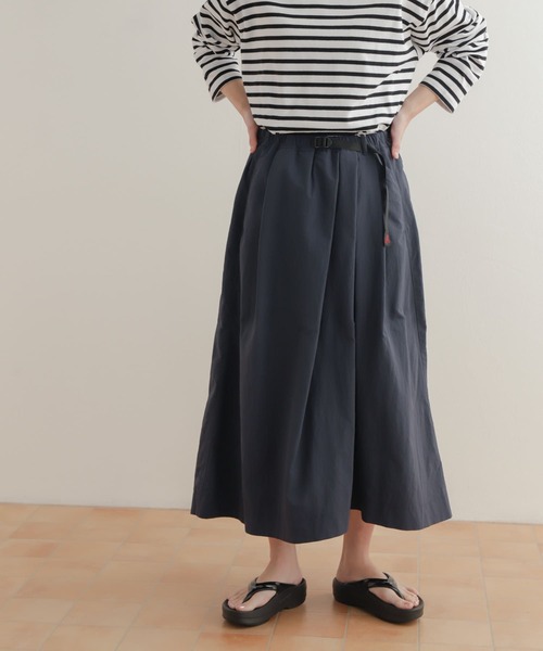 「Gramicci」 フレアスカート ONE イエロー レディースの画像