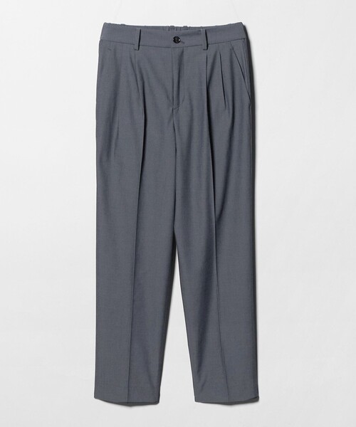 スラックス パンツ 「size SHORT/TALLあり」Daily Chic タック スリム パンツ レディースの画像