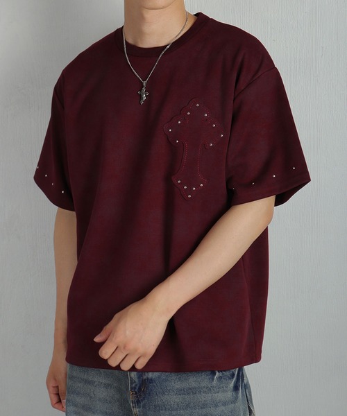 Ed Hardy（エド・ハーディー） tシャツ クロススタッズ 半袖Tシャツ