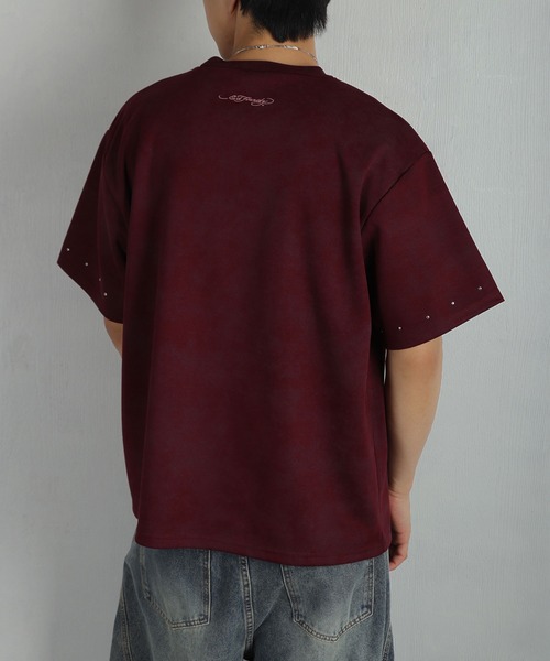 Ed Hardy（エド・ハーディー） tシャツ クロススタッズ 半袖Tシャツ