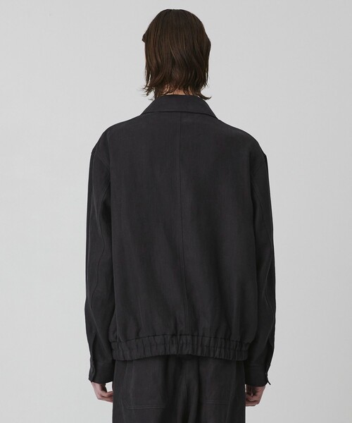 ブルゾン アウター 「数量限定」HEMP SUEDE フライトジップブルゾン　｜SETUP可能 メンズの画像