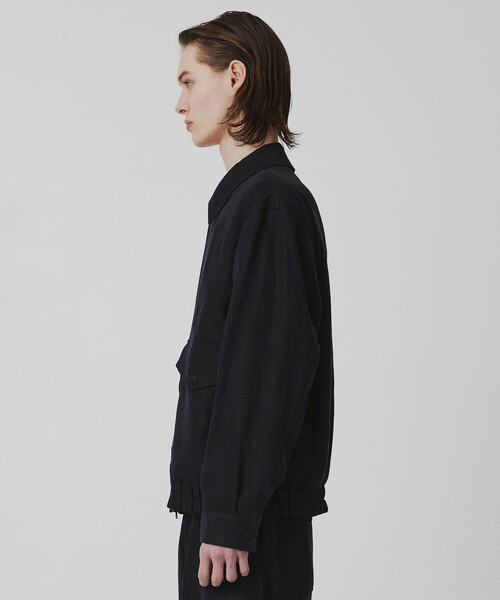 ブルゾン アウター 「数量限定」HEMP SUEDE フライトジップブルゾン　｜SETUP可能 メンズの画像