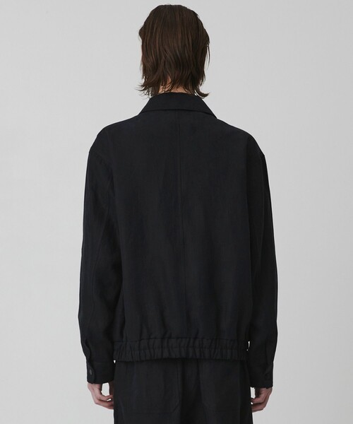 ブルゾン アウター 「数量限定」HEMP SUEDE フライトジップブルゾン　｜SETUP可能 メンズの画像