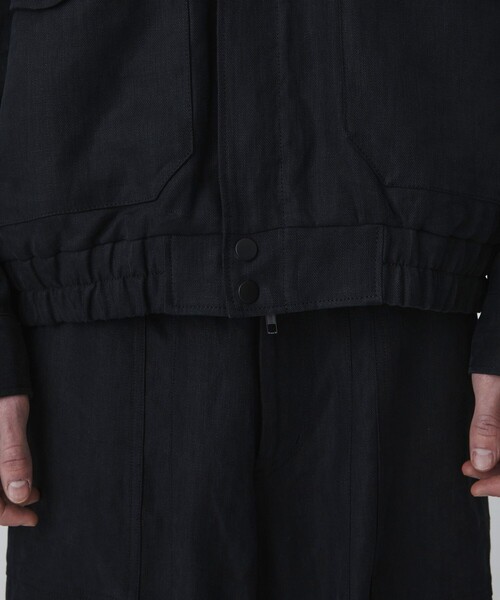 ブルゾン アウター 「数量限定」HEMP SUEDE フライトジップブルゾン　｜SETUP可能 メンズの画像