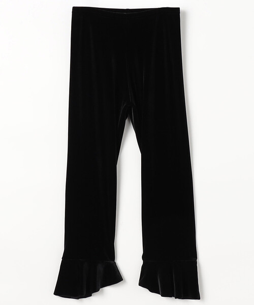 SIMONE WILD レギンス brown / M レギンス スパッツ SIMONE WILD/シモーネワイルド VELVET VOLANT CAPRI