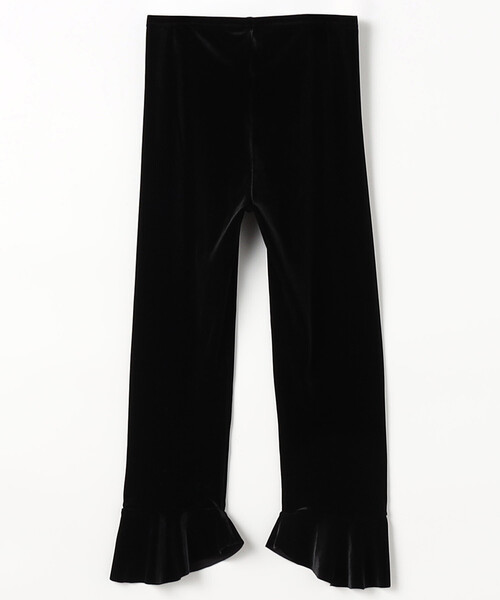 レギンス スパッツ SIMONE WILD/シモーネワイルド VELVET VOLANT CAPRI