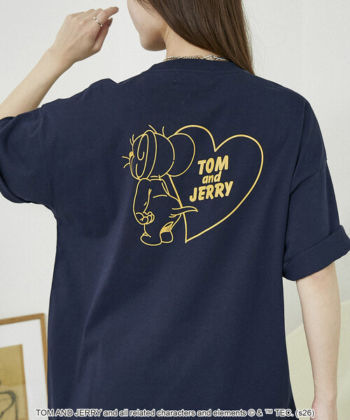 PUBLUX（パブリュクス） tシャツ 「機能性素材」TOM＆JERRY/トムと