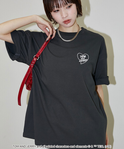 PUBLUX（パブリュクス） uvカット tシャツ 「機能性素材」TOM＆JERRY