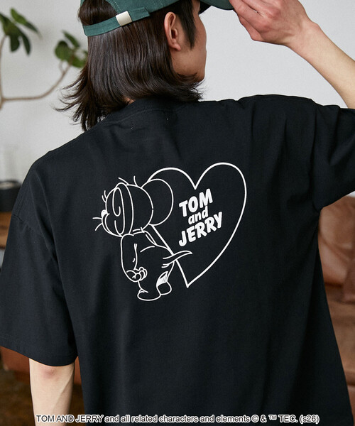 PUBLUX（パブリュクス） uvカット tシャツ 「機能性素材」TOM＆JERRY