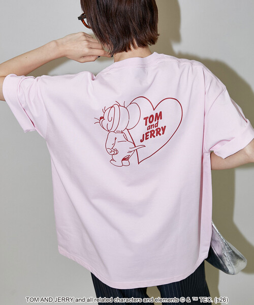 PUBLUX（パブリュクス） uvカット tシャツ 「機能性素材」TOM＆JERRY