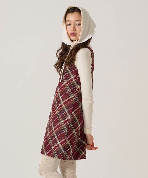 「TINA:JOJUN」 ノースリーブワンピース M グリーン レディース_画像6