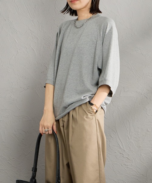 美品＊ザシンゾーン THE SHINZONE  変形スリットリブセーター グレー THE SHINZONE | COMMON SWEAT GREY WOMEN（スウェット）｜THE SHINZONE