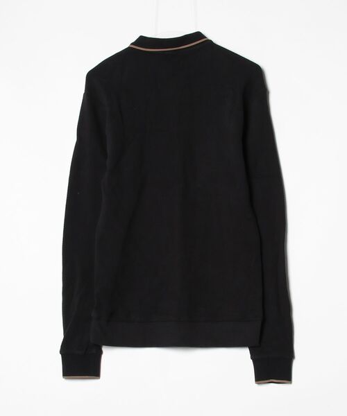 「FRED PERRY」 長袖ポロシャツ S ブラック レディースの画像