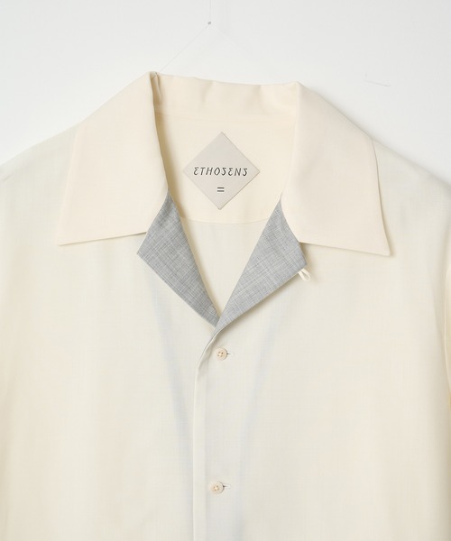 ETHOSENS（エトセンス） シャツ 半袖 「ETHOSENS」別注 S/S shirts