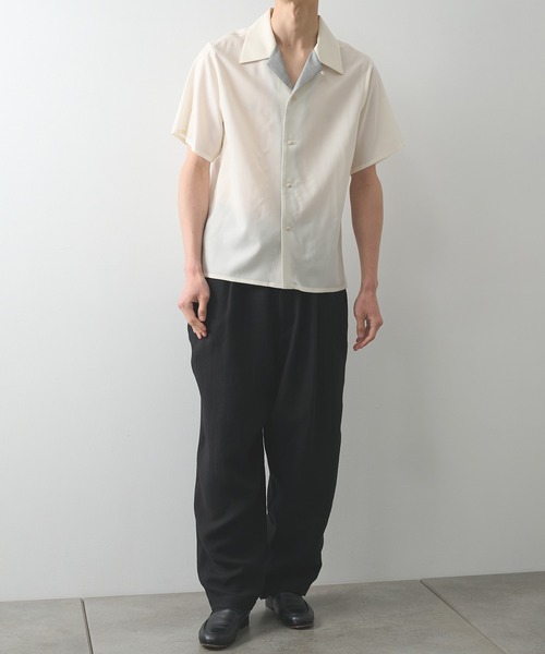 ETHOSENS（エトセンス） シャツ 半袖 「ETHOSENS」別注 S/S shirts
