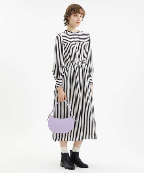 「MACKINTOSH PHILOSOPHY」 長袖ワンピース 38 ダークネイビー レディース_画像2