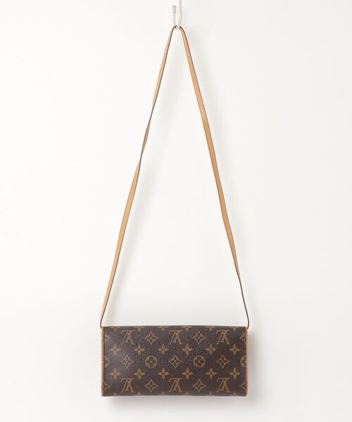 「LOUIS VUITTON」 モノグラム ポシェット ツイン ショルダーバッグ - ブラウン レディース_画像2