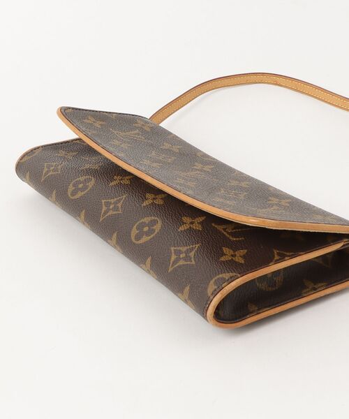 「LOUIS VUITTON」 モノグラム ポシェット ツイン ショルダーバッグ - ブラウン レディース_画像3