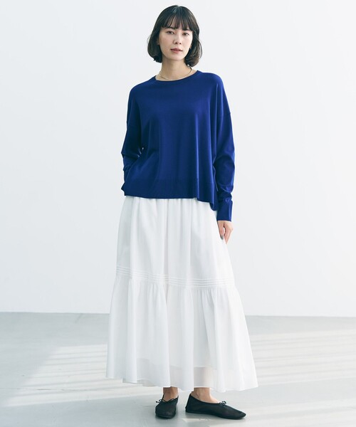 「UNFILO」 スカート SMALL ホワイト レディース_画像6